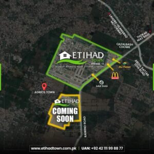 Map Etihad town