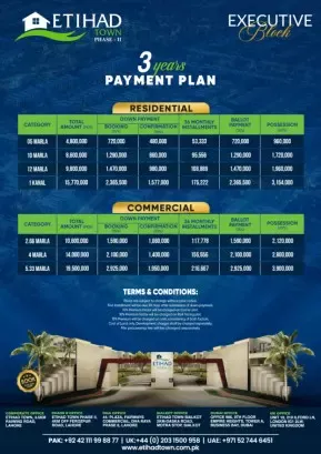 Etihad Town Phase 2 Payment Plan