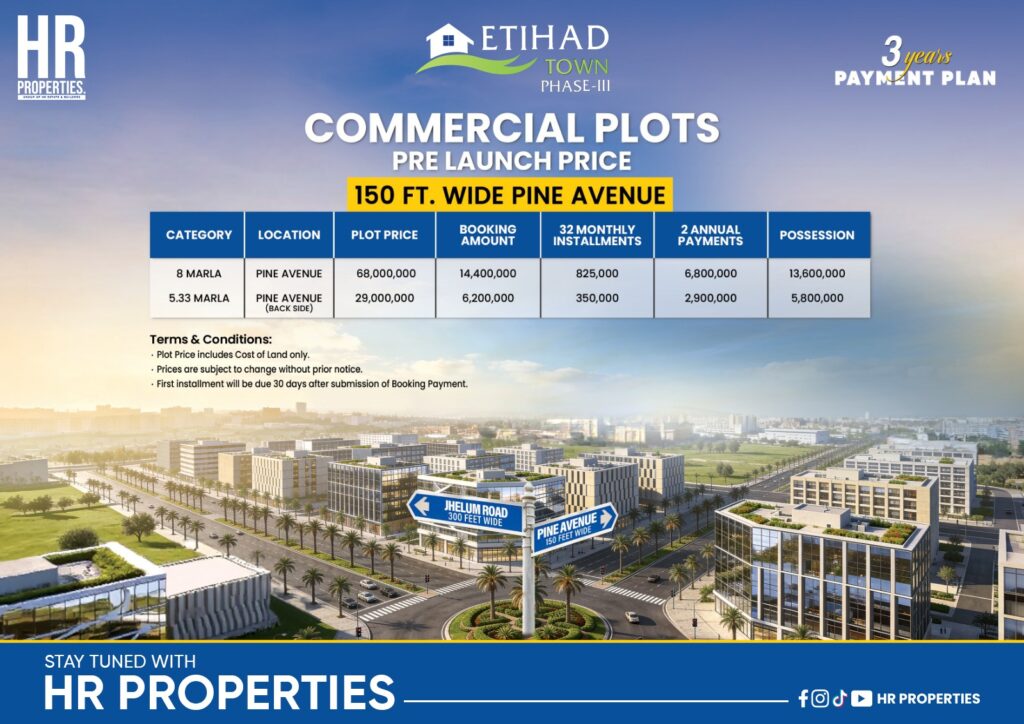 Etihad Town Phase 3 Pine Avenue Commercial